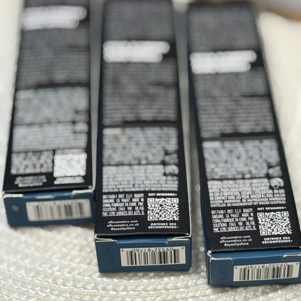 e.l.f. No Budge Matte Shadow Stick Out of Sight Deep Teal Blue 3 Pack NEW